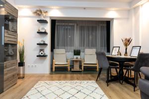 Χώρος καθιστικού στο Grand Urban Studio