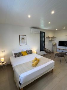 Letto o letti in una camera di Villa Côté Sud