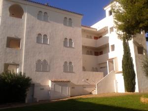 Budynek, w którym mieści się apartament