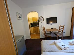 TV a/nebo společenská místnost v ubytování Ski&Bike Nassfeld Apartments
