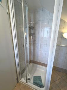 Ein Badezimmer in der Unterkunft Ferienwohnung Am Fenn