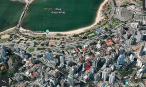 a map of the city of australias suburbs at Blue Hope by Mosaico Stays in Vitória