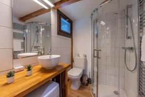 Kúpeľňa v ubytovaní Petit Chalet du Mont Blanc - Happy Rentals