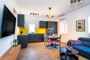 Kuchyň nebo kuchyňský kout v ubytování House STiKA
