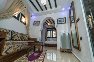 Posezení v ubytování Maison d'hôtes Afassi