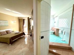 Postel nebo postele na pokoji v ubytování B&B Blue
