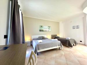 Postel nebo postele na pokoji v ubytování B&B Blue