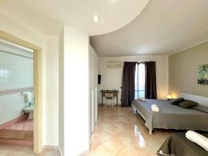 Postel nebo postele na pokoji v ubytování B&B Blue