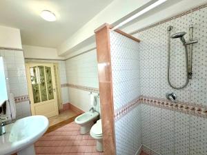 Koupelna v ubytování B&B Blue