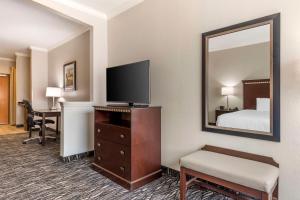 TV a/nebo společenská místnost v ubytování Best Western Plus Lake Worth Inn & Suites