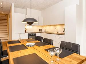 Kuchyň nebo kuchyňský kout v ubytování Apartment Ringkøbing CXXIII