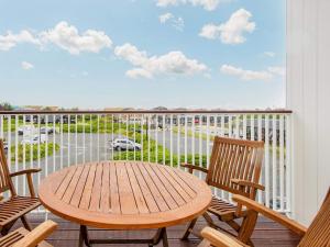 Balkón nebo terasa v ubytování Apartment Ringkøbing CXXIII