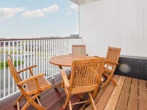 Balkón nebo terasa v ubytování Apartment Ringkøbing CXXIII