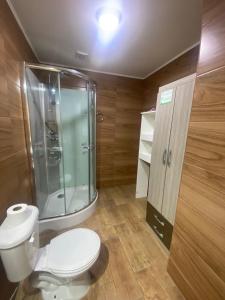 Ένα μπάνιο στο Hostal Ayiwün