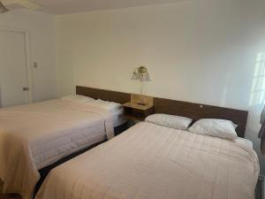 Postel nebo postele na pokoji v ubytování Norfolk Motel