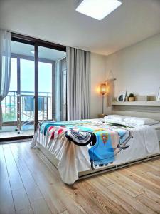Katil atau katil-katil dalam bilik di Goseong Goblin House