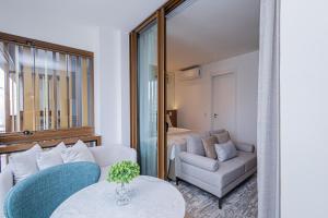 Χώρος καθιστικού στο Studio Luxo Vila Nova - Homax +15 φωτογραφίες