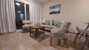 Χώρος καθιστικού στο Andina Apartment
