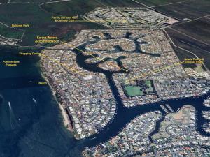 Karma Waters at Bribie Island鸟瞰图