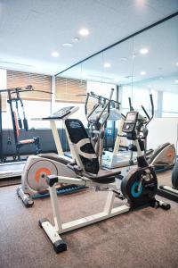 Fitness centrum a/nebo fitness zařízení v ubytování Metro Hotel Myeongdong