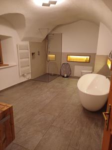 Koupelna v ubytování Apartment Der Riese