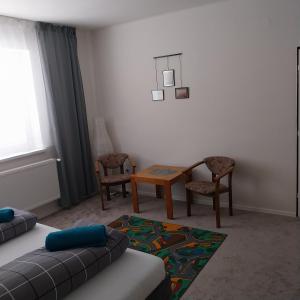 Postel nebo postele na pokoji v ubytování Dom
