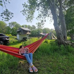 Zahrada ubytování Tipi Luna
