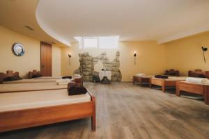 Ένα ή περισσότερα κρεβάτια σε δωμάτιο στο Saldur Small Active Hotel