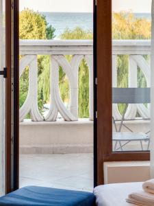 Balkoni atau teres di AT apartment - Sea View