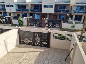 a view from the balcony of a apartment building at D11 New Oak in Accra