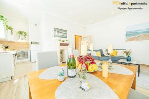 Kuchyň nebo kuchyňský kout v ubytování Baltic Apartments - Willa Carmen