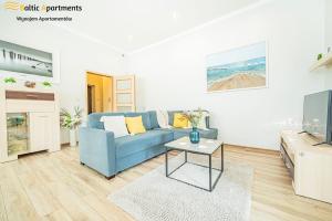 TV a/nebo společenská místnost v ubytování Baltic Apartments - Willa Carmen
