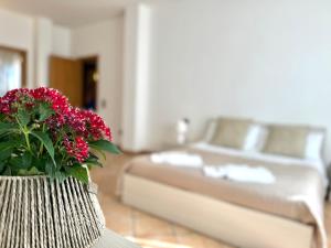 Postel nebo postele na pokoji v ubytování A casa di Chiara