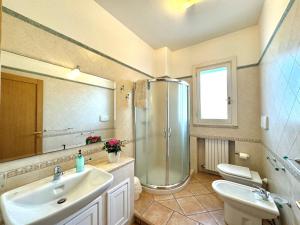 Koupelna v ubytování A casa di Chiara