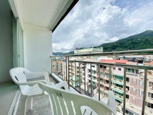 Nespecifikovaný výhled na hory nebo výhled na hory při pohledu z hotelu