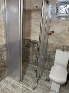 Koupelna v ubytování Brothershomes Bungalov
