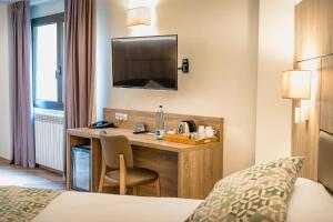 Hotel Princesa Parc客房内的一张或多张床位