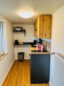 Kuchyň nebo kuchyňský kout v ubytování Haus am Jungbrunnen Apartment 1