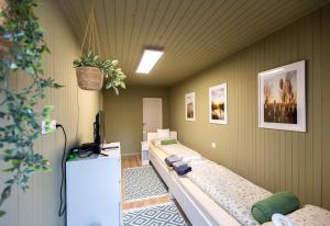 TV a/nebo společenská místnost v ubytování Park Apartman