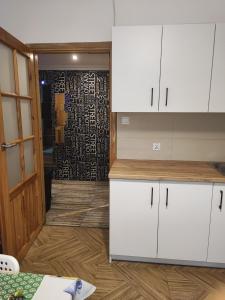 Η κουζίνα ή μικρή κουζίνα στο Apartament Poniatowskiego 4 +12 φωτογραφίες