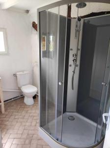 Koupelna v ubytování Le gîte Gabriel