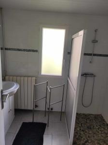 Koupelna v ubytování Le gîte Gabriel