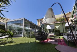 Zahrada ubytování Hotel Bernardino