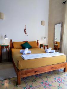 Voodi või voodid majutusasutuse Serene Respite close to Rabat toas