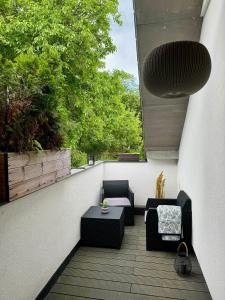 Χώρος καθιστικού στο Loftový apartmán Laura