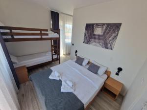 Postel nebo postele na pokoji v ubytování Vurk INN Paracin + 37 fotografií