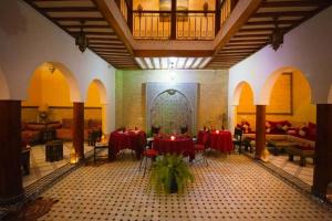 Posezení v ubytování La lune de Marrakech Riad