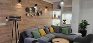 A seating area at Péterfia Boutique Apartments