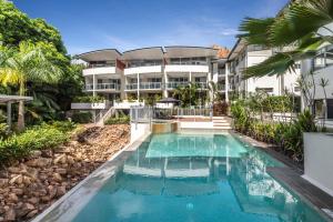 an exterior view of a house with a swimming pool at Gregory Street 31 in Townsville