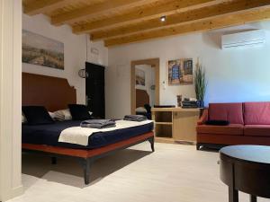 Postel nebo postele na pokoji v ubytování Village property Truša